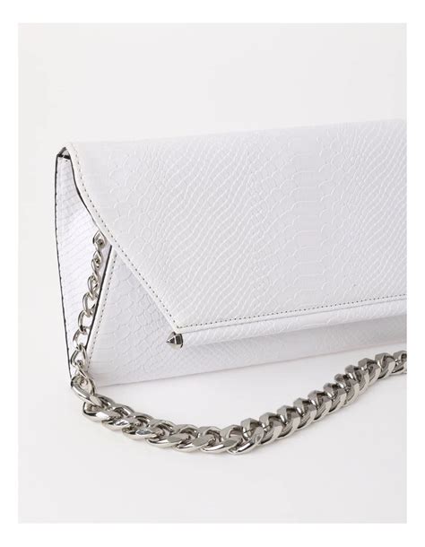 myer white clutch